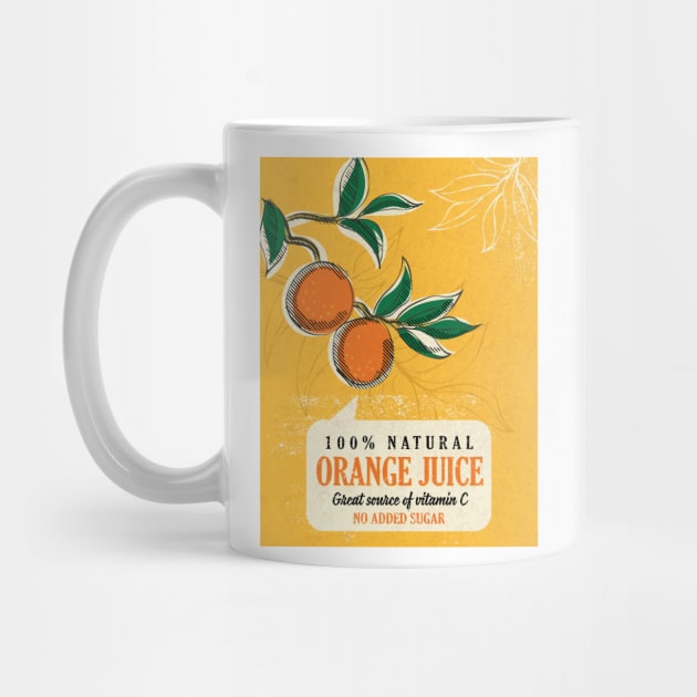 Vintage Orange Juice Ad by SWON Design